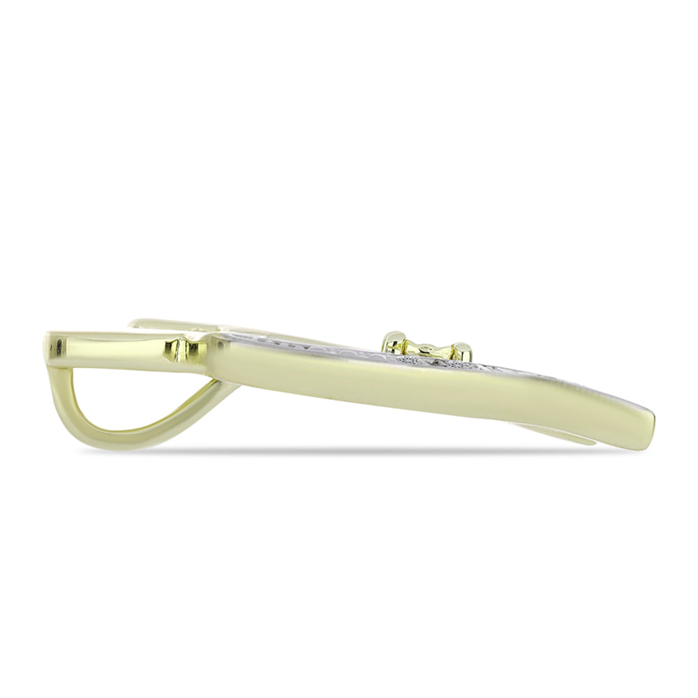 Goldplattierter Silberanhänger mit Champagner-Diamant und weißem Diamant 2 