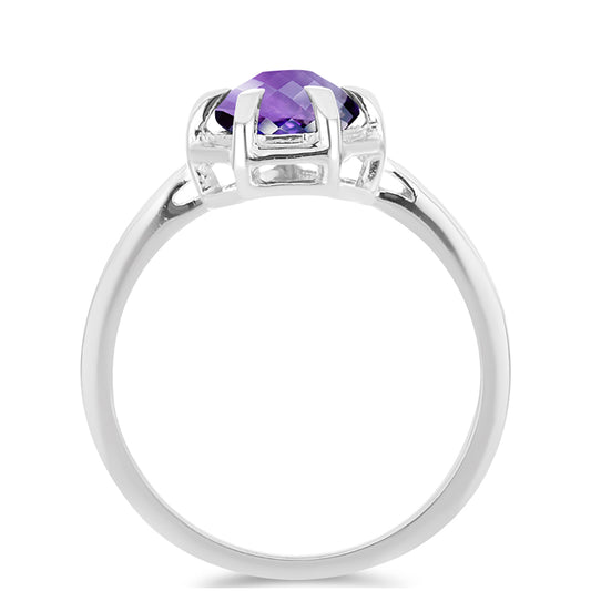 Silberring mit marokkanischem Amethyst