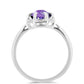 Silberring mit marokkanischem Amethyst