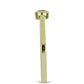Goldplattierter Silberring mit Champagner-Diamant