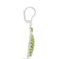 Silberohrringe mit Peridot aus Changbai