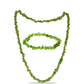 Schmuckgarnitur aus Nugget mit Peridot aus Changbai