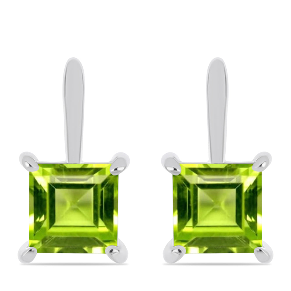Silberohrringe mit Peridot aus Changbai 1 