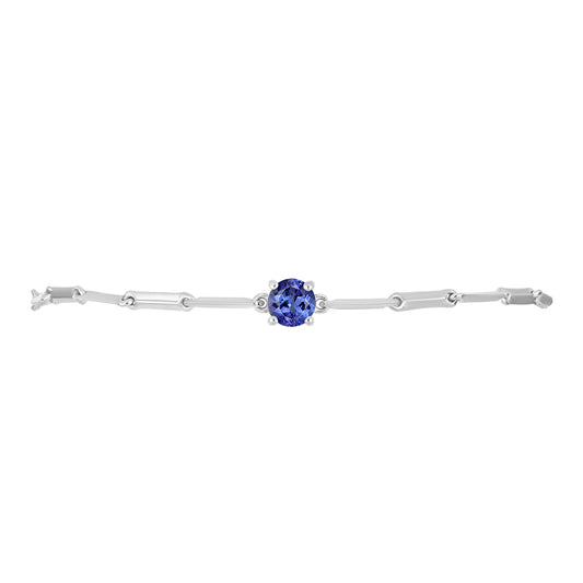 Silberarmband mit Tansanit