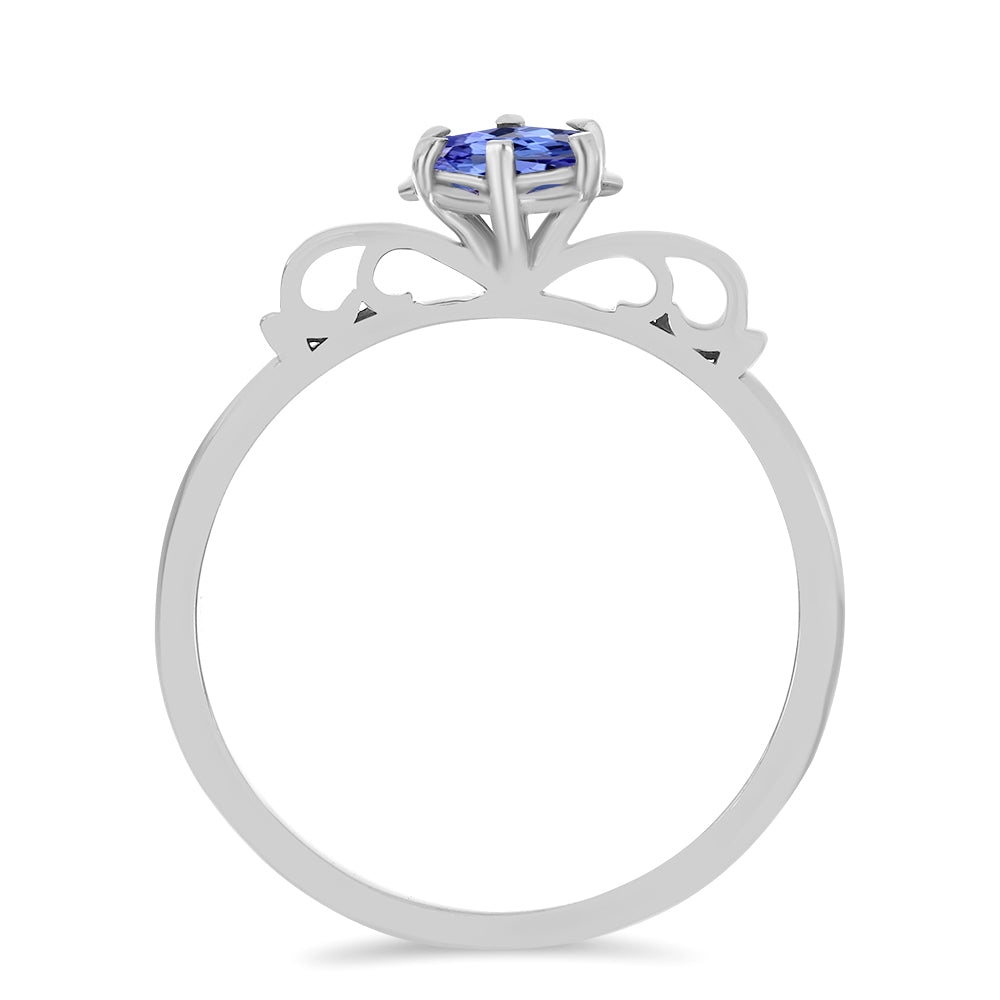 Silberring mit Tansanit 2 