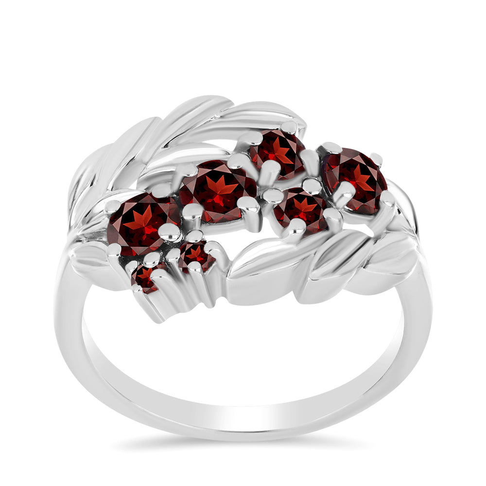 Silberring mit Barton Granat