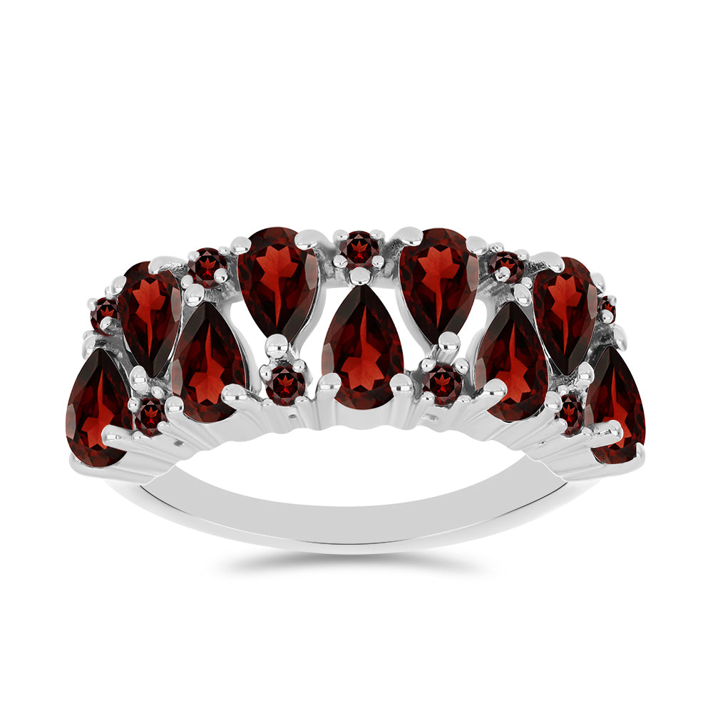 Silberring mit Barton Granat