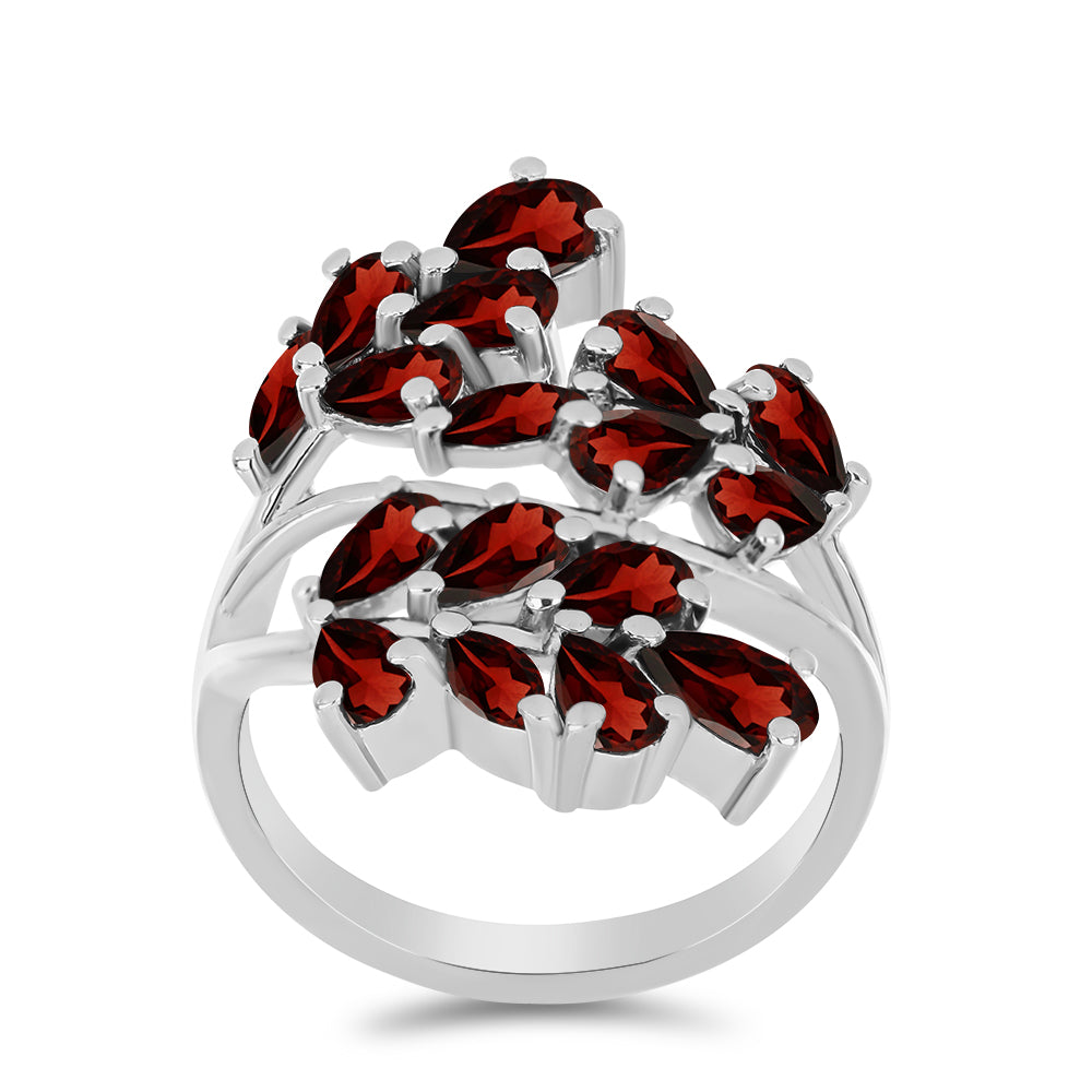 Silberring mit Barton Granat