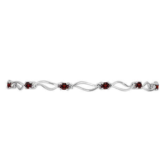 Silberarmband mit Barton Granat