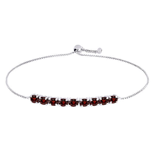 Silberarmband mit Barton Granat