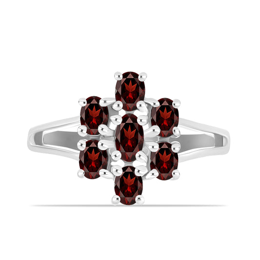 Silberring mit Barton Granat