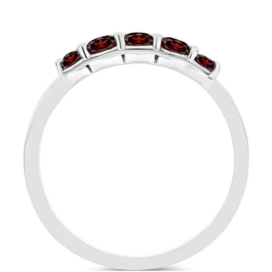 Silberring mit Barton Granat