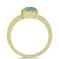 Goldplattierter Silberring mit Labradorit