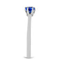 Silberring mit australischem blauem Saphir