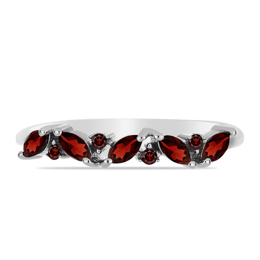 Silberring mit Barton Granat