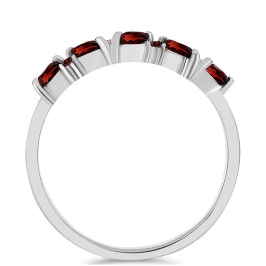 Silberring mit Barton Granat