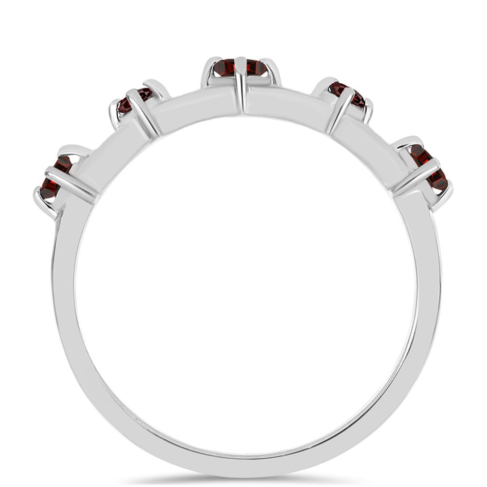 Silberring mit Barton Granat 2 