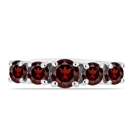 Silberring mit Barton Granat