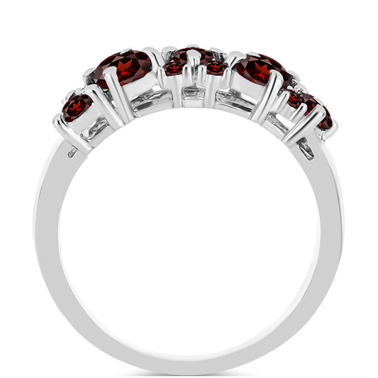 Silberring mit Barton Granat