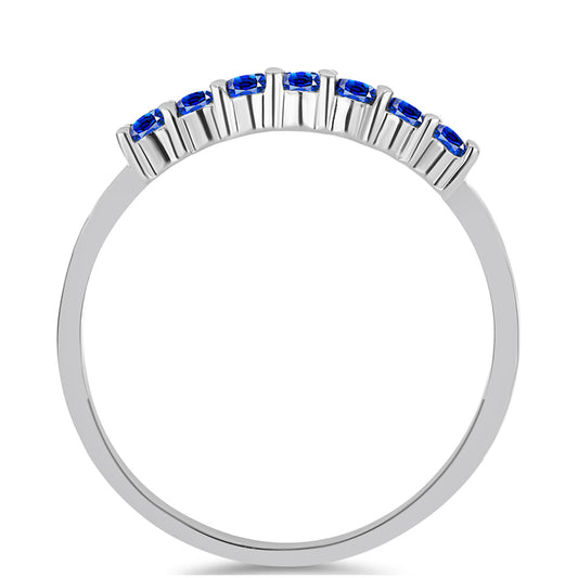 Silberring mit australischem blauem Saphir