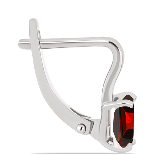 Silberohrringe mit Barton Granat