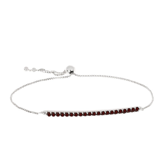 Silberarmband mit Barton Granat