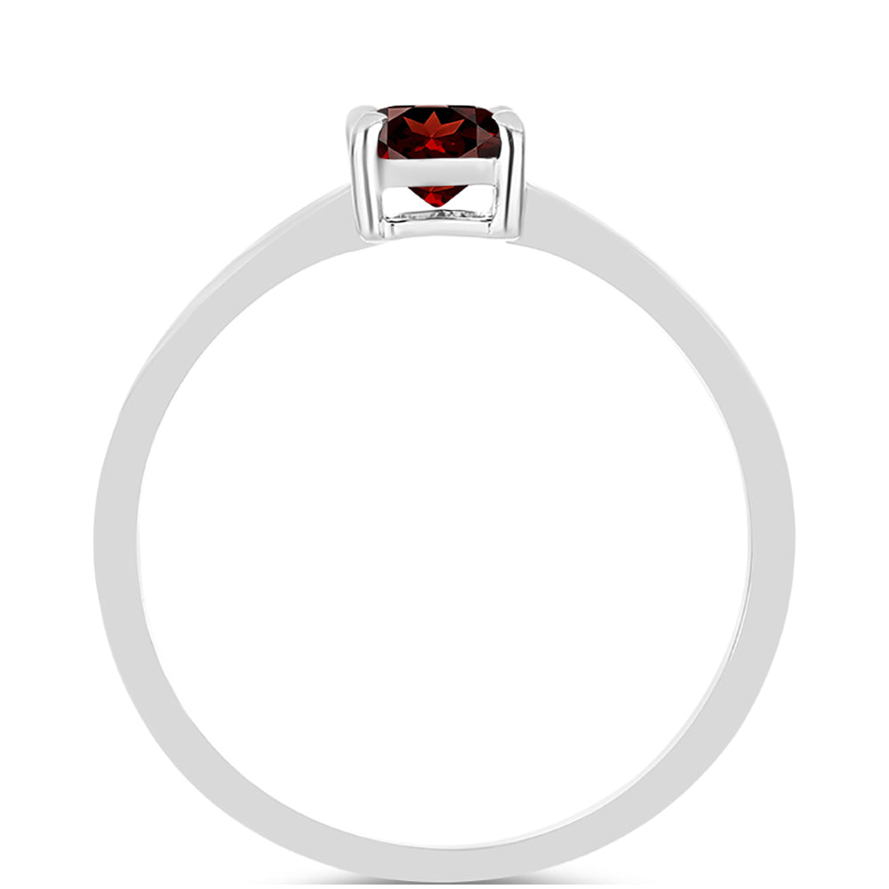 Silberring mit Barton Granat 2 