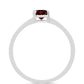 Silberring mit Barton Granat