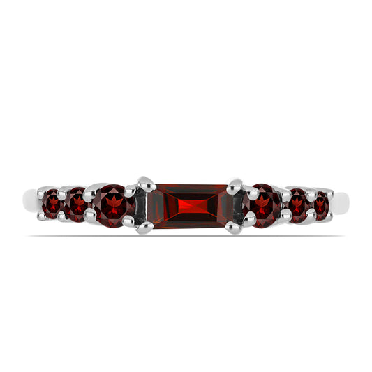 Silberring mit Barton Granat