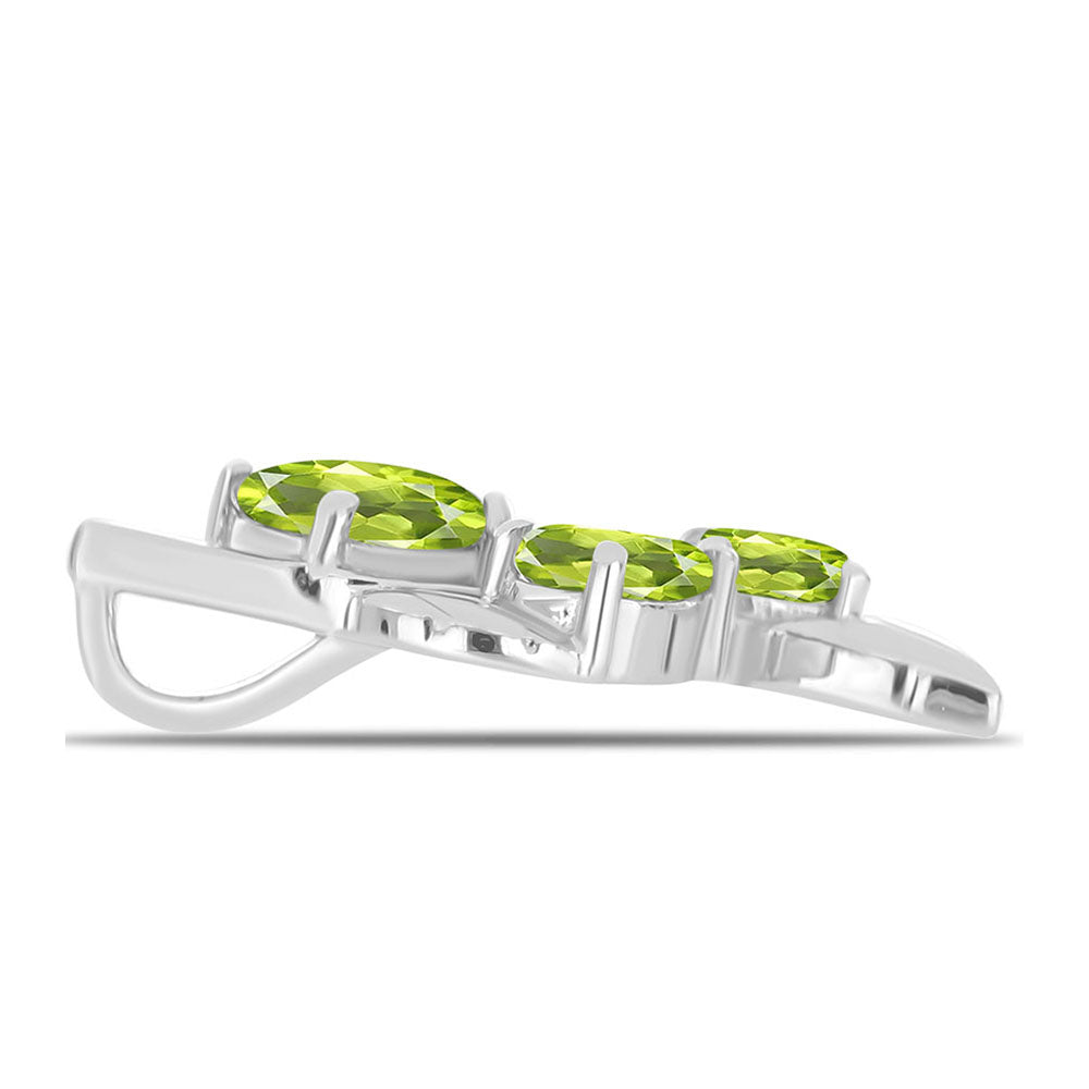 Silberanhänger mit Peridot aus Changbai 2 