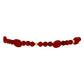 Goldplattiertes Silberarmband mit roter Schwammkoralle