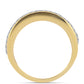 Goldplattierter Silberring mit schwarzem Onyx