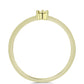 Goldplattierter Silberring mit Cognac-Diamant