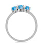 Silberring mit Larimar aus Barahona