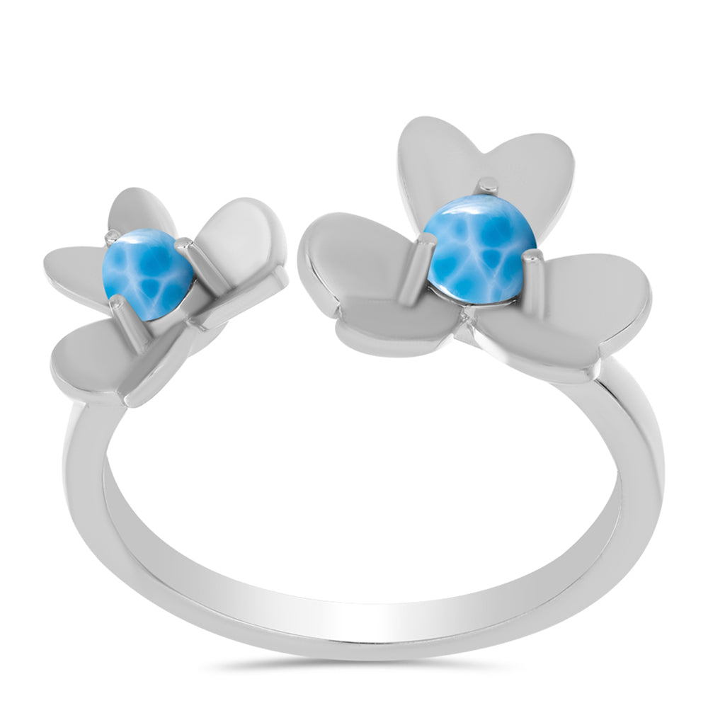 Silberring mit Larimar aus Barahona 3 