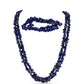 Schmuckgarnitur aus Nugget mit Lapislazuli