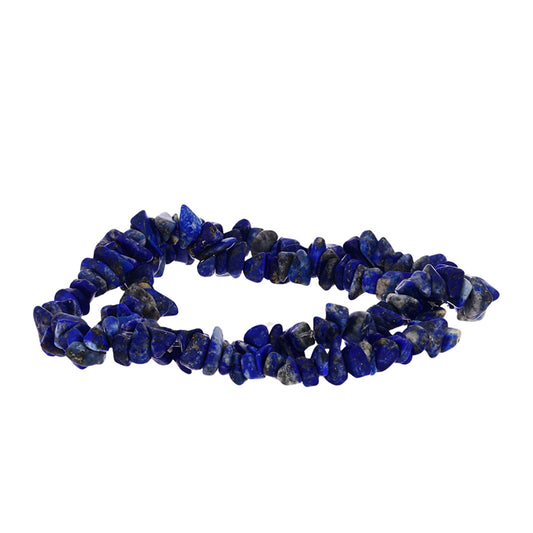 Schmuckgarnitur aus Nugget mit Lapislazuli