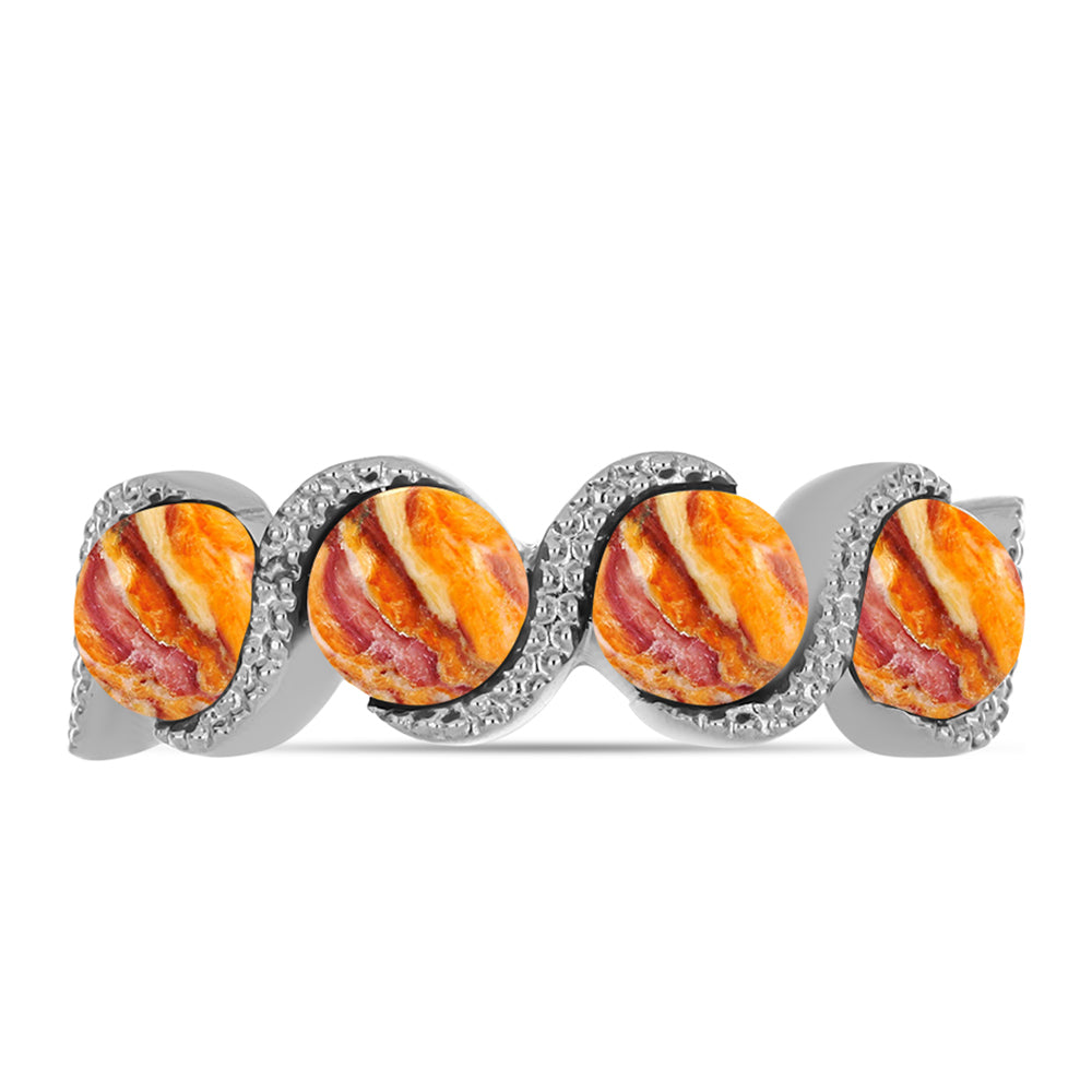 Silberring mit Löwenpfoten-Jaspis 1 