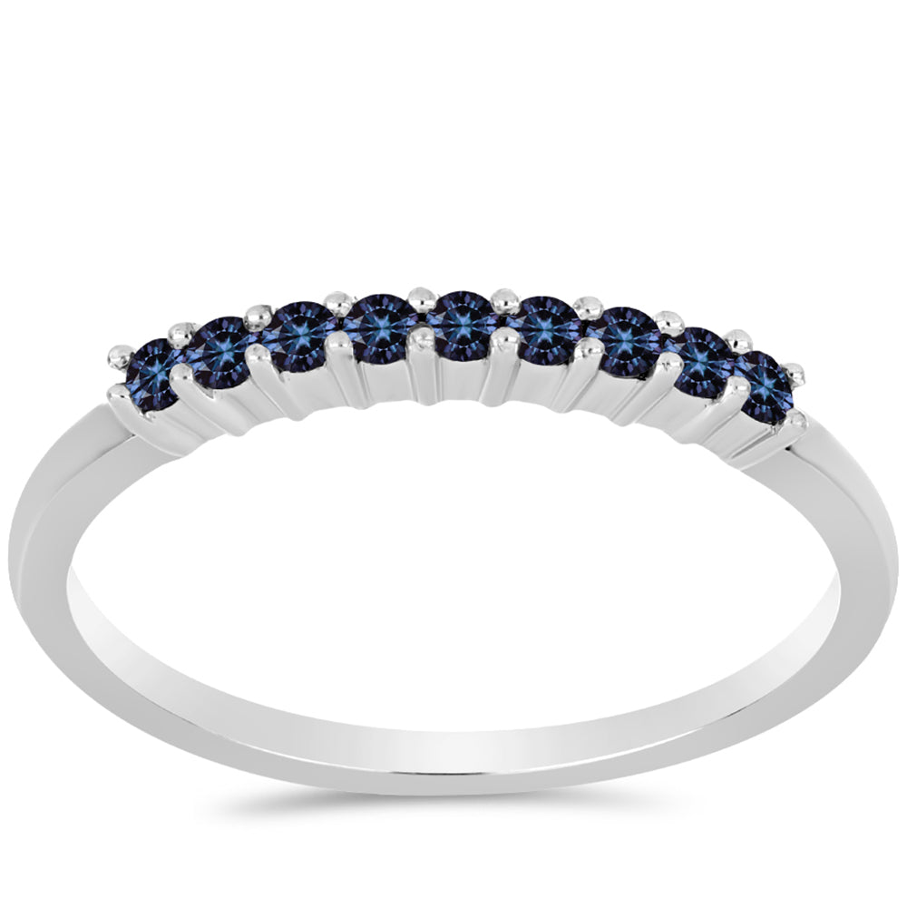 Silberring mit "Imperial lilafarbenem" Moissanit 1 