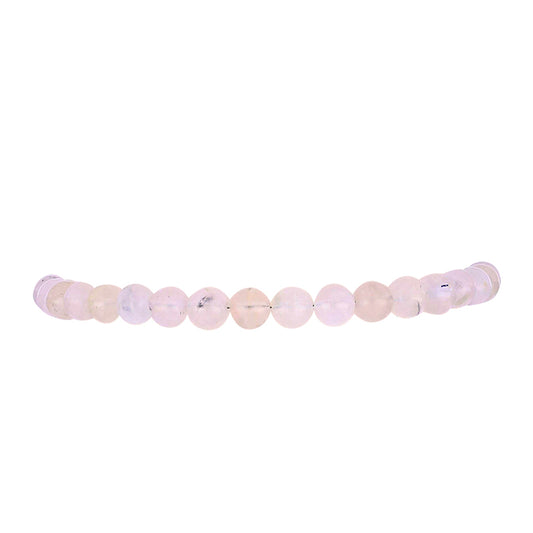 Goldplattiertes Silberarmband mit Regenbogenmondstein