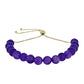 Goldplattiertes Silberarmband mit marokkanischem Amethyst