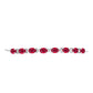 Silberarmband mit Rubin aus Madagaskar
