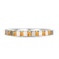 Silberring mit Padparadscha Saphir