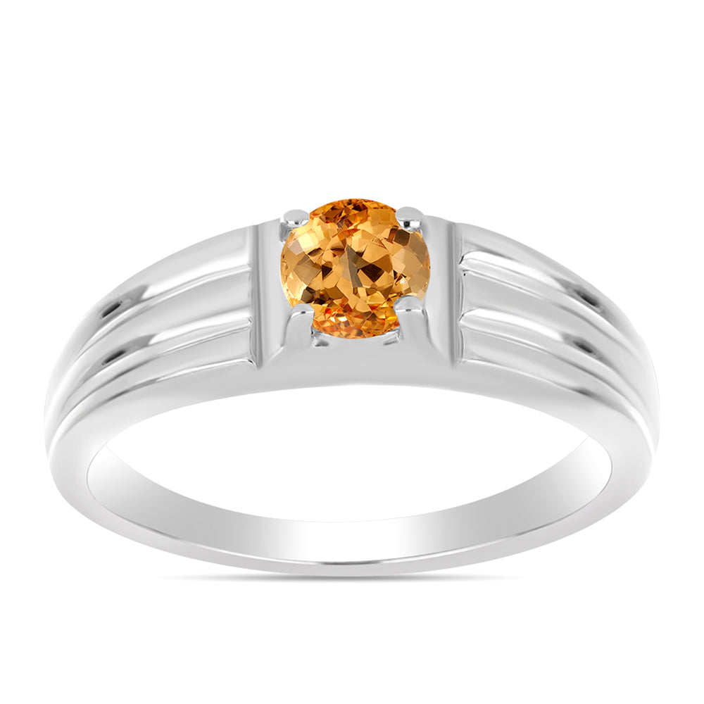 Silberring mit Kaiserlichem Gelben Topas 3 