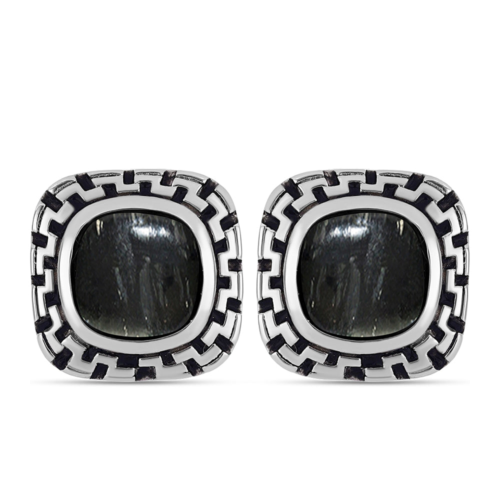 Silberohrringe mit Picasso Jaspis 1 