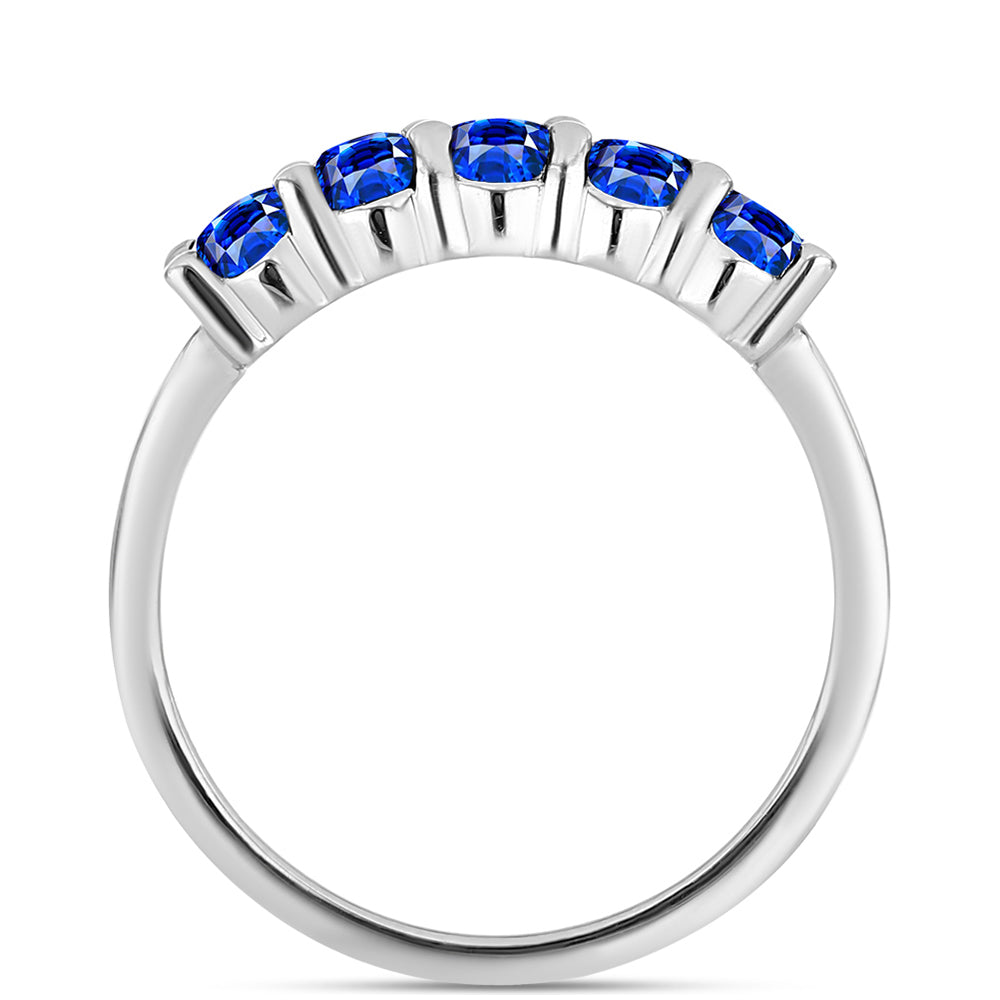 schmuckgarnitur aus Silber mit australischem blauem Saphir 5 