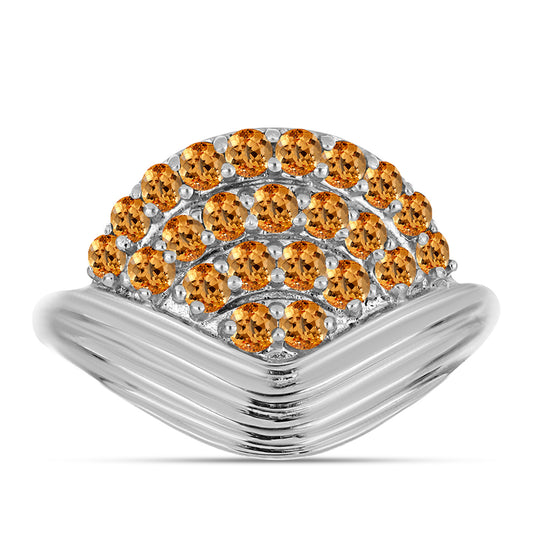 Silberring mit Kaiserlichem Gelben Topas