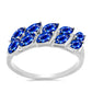 Silberring mit australischem blauem Saphir