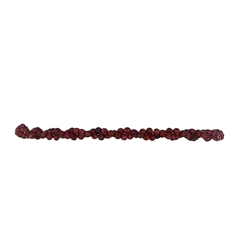 Goldplattiertes Silberarmband mit Barton Granat 2 