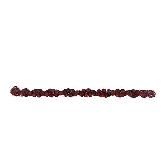 Goldplattiertes Silberarmband mit Barton Granat